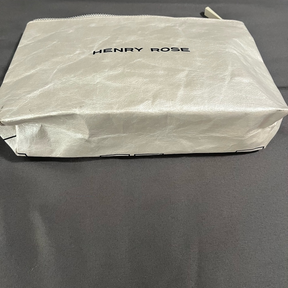 Henry Rose Silver Toiletry Bag for Men